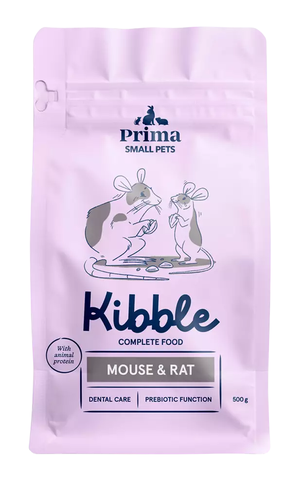 Hiiri & Rotta Kibble pelletti 500g Prima Small Pets - Marsun ruoka - 052312 - 1