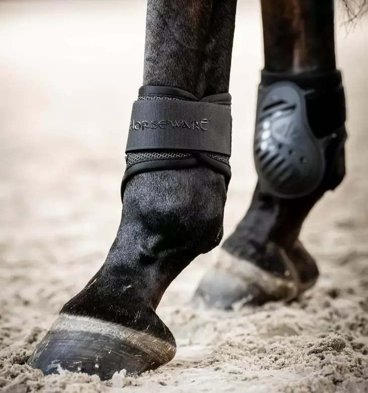 Vuohissuojat Pro Bamboo L musta Horseware - Hevosen vuohis- ja hivutussuojat - 055432 - 1