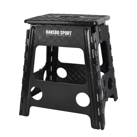 Jakkara muovia kokoontaittuva musta Hansbo Sport - Varusteet kentälle, ja maneesiin - 033762 - 1