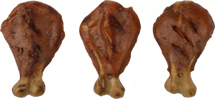 Kanaherkku BBQ Chops 8cm KG Flamingo - Koiran herkut ja makupalat - 059092 - 1
