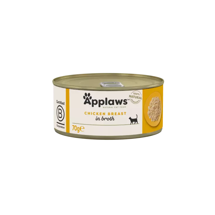 Kananrinta 70g purkki Applaws Cat - Aikuisten kissojen säilykkeet - 003652 - 2