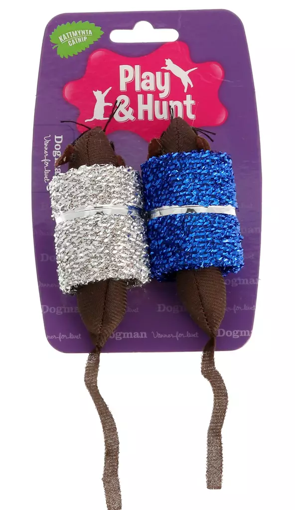 Kimallehiiri 11cm 2kpl Dogman - Kissan pehmolelut - 053732 - 1