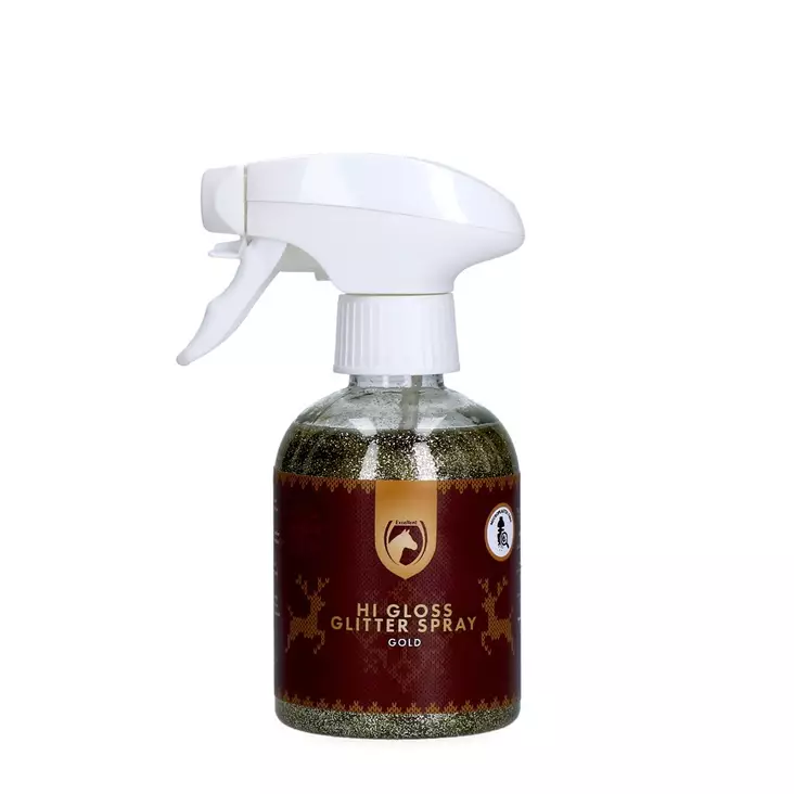 Kimallesuihke Hi Gloss Glitter Gold 250ml Excellent - Hevosen hoito-, ja kiillotusaineet - 054412 - 1