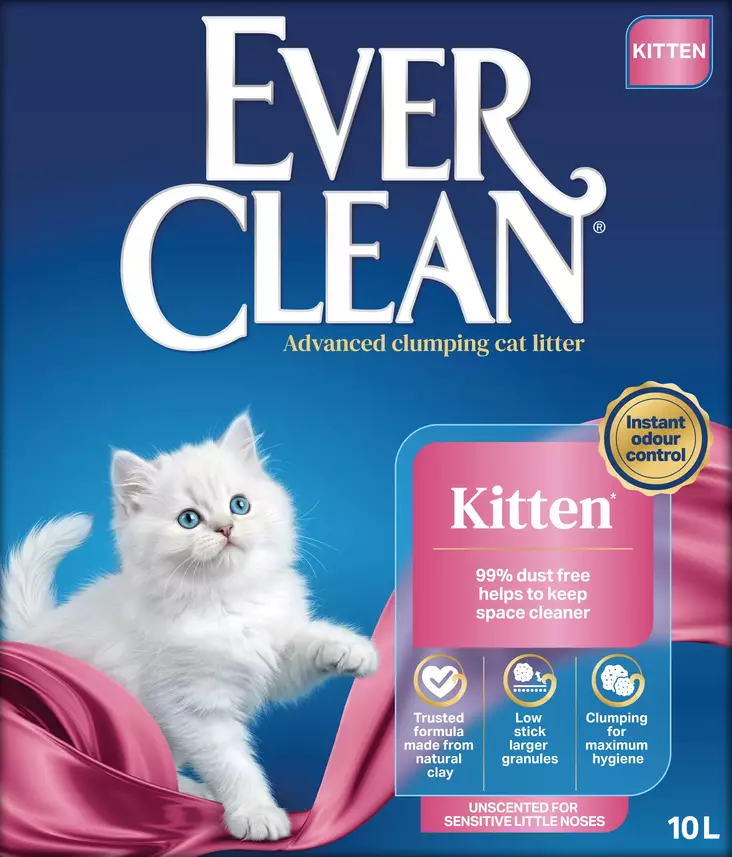 Kitten 10L Ever Clean - Kissanhiekat ja hiekan hajusteet - 059272 - 1