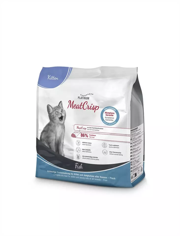 Kitten Fish Meat Crisp Platinum Cat - Kissan kuivaruoat pennut ja kasvatus - 055602 - 1