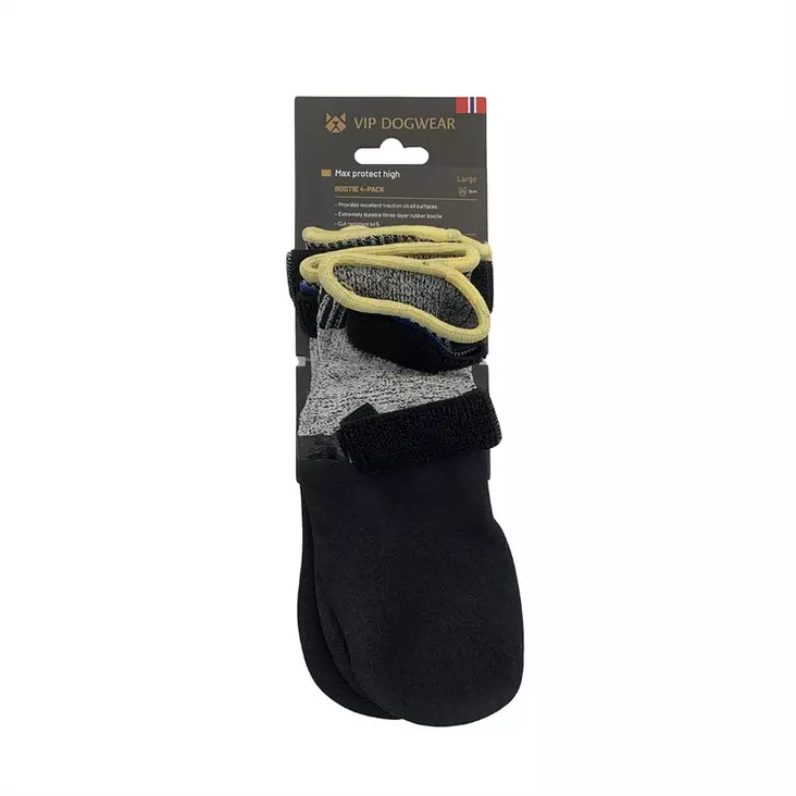 Koiran tossut MAX Protect Bootie HIGH 4 kpl musta V.I.P Dogwear - Koiran tossut, sukat ja korvasuojat - 056112 - 1