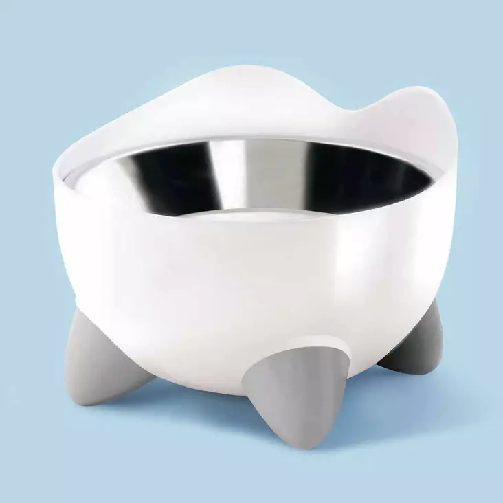 Korokekuppi Catit 200ml valkoinen CatIt - Kissan metallikupit - 048522 - 1