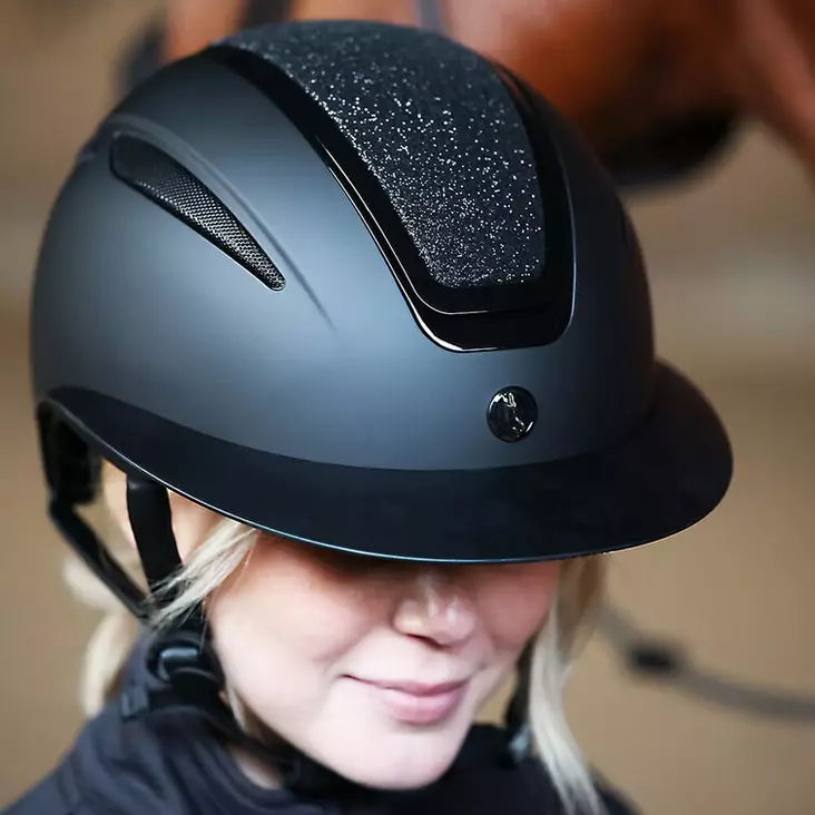 Kypärä Air Matte Mips musta Hansbo Sport - Ratsastuskypärät - 049582 - 1