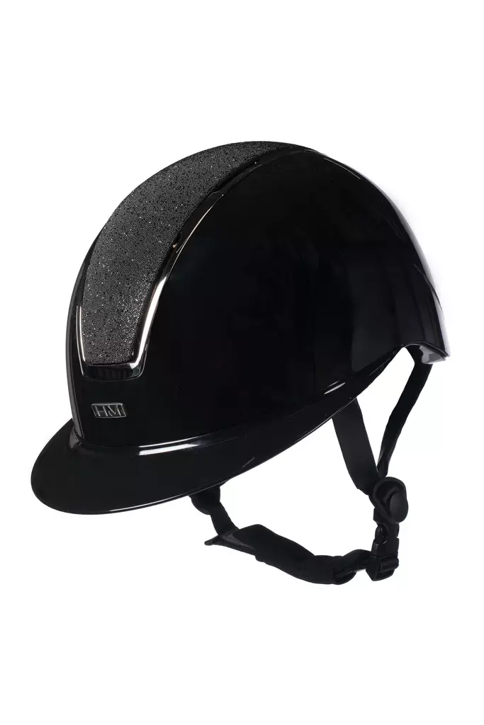 Ratsastuskypärä Lady Shield Brillant black - silver HKM-sports - Ratsastuskypärät - 056842 - 1