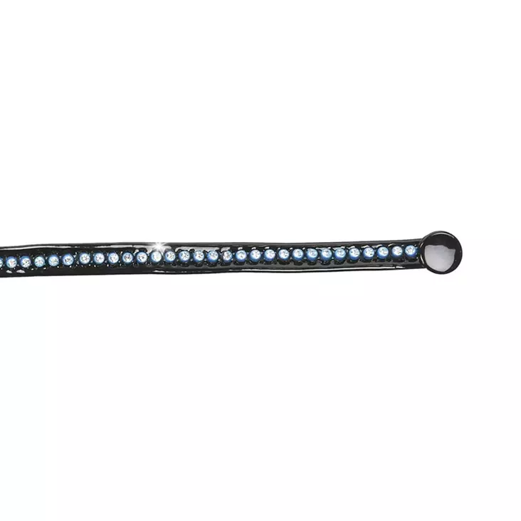 Kypäräkoriste Rhinestone musta-turkoosi Lami-cell - Ratsastuskypärät - 054472 - 1