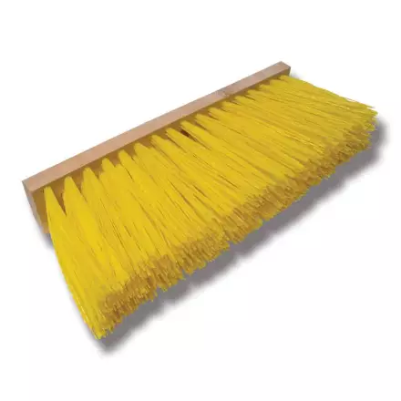 Lattiaharjan pää keltainen PVC/puu 500mm Bjärnums - Luudat ja lattiaharjat - 029842 - 1