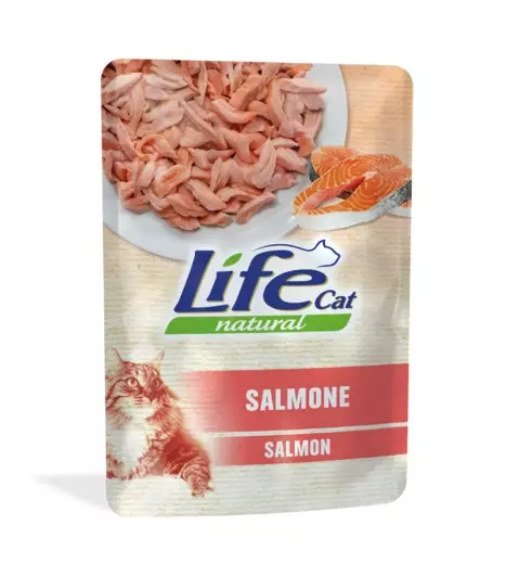 Lohi 70g pss hyytelö LifeCat - Aikuisten kissojen säilykkeet - 045382 - 1