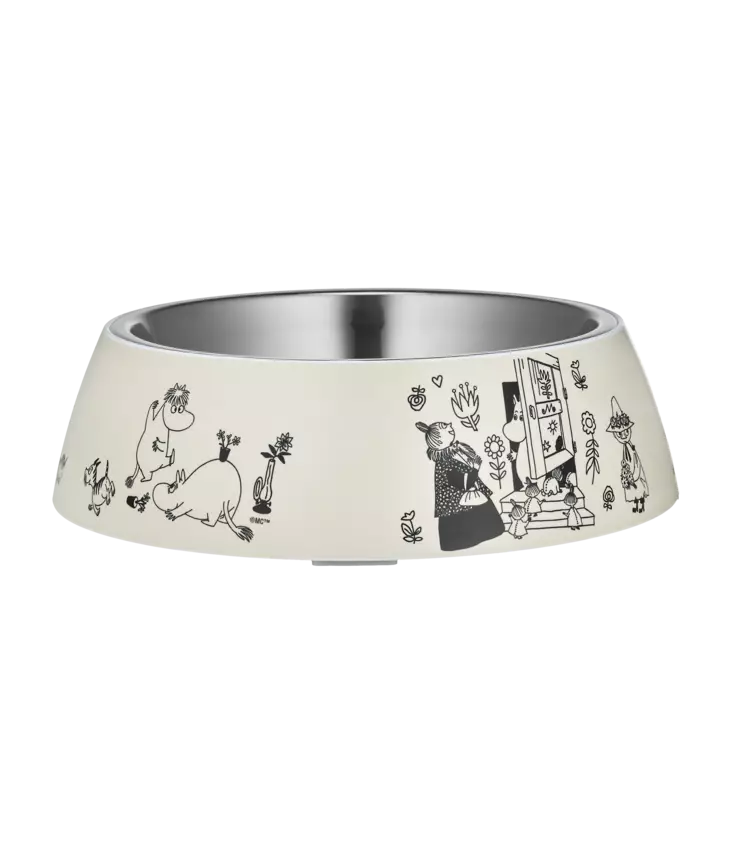 Melamiinikuppi Moomin for Pets 80 XL 1200ml beige Muurla - Koiran muovi- ja melamiinikupit - 054772 - 1