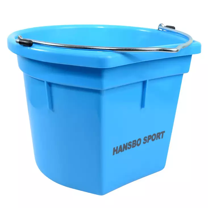 Muoviämpäri suora sivu 20l vaaleansininen Hansbo Sport - Hevosen juoma-astiat ja -automaatit - 056502 - 1