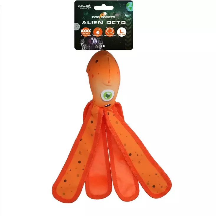 Kelluva Mustekala Alien Octo L 37cm Dog Comets - Koiran kelluvat lelut - 038942 - 1