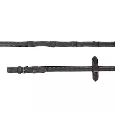 Ohjat Evelyn nahka - grip ruskeat Hansbo Sport - Ratsuhevosen ohjat ja apuohjat - 037972 - 1