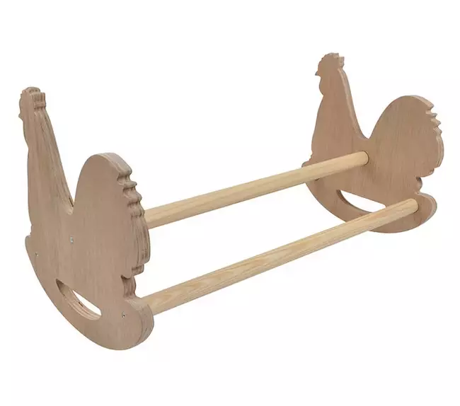 Orsikeinu puinen kanafiguuri Gaun - Kotieläinten lelut ja aktivointi - 038802 - 1