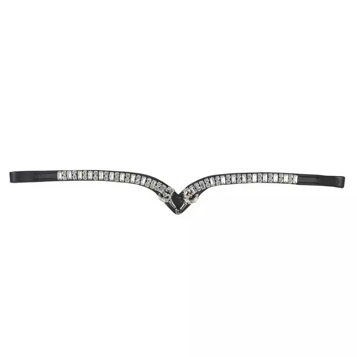 Otsapanta Bett Strass musta Hansbo Sport - Hevosen otsapannat - 056552 - 1