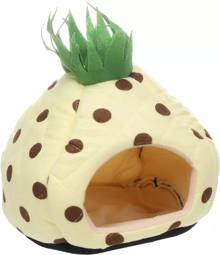 Pehmoiglu Ananas Helga pieneläimille 23,5x19cm Flamingo - Pieneläinten pesät ja pedit - 050462 - 1