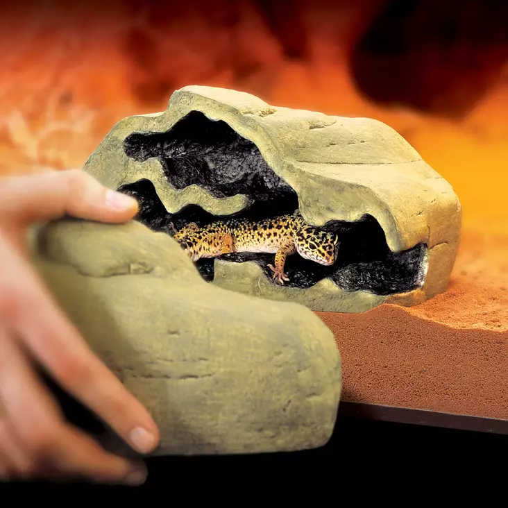 Piilopaikka Reptile Den S 20x11x11cm ExoTerra - Terraarion tarvikkeet ja kuivikkeet - 054322 - 1