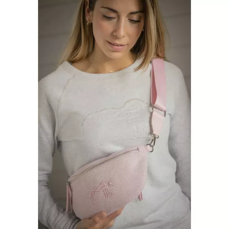 Pikkulaukku Chevron pinkki 26x17x8cm Penelope - Ratsastajan asusteet - 049922 - 1