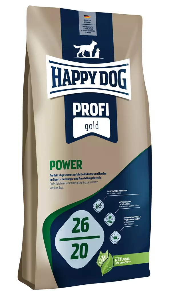 Profi-Line Gold Power 26-20 20kg Happy Dog - Koiran kuivaruoat aikuisille koirille - 052712 - 1