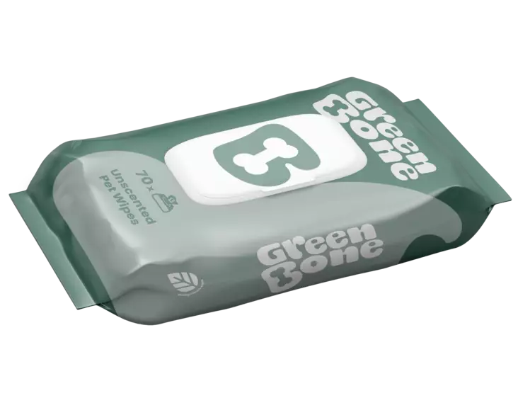 Puhdistusliinat 70kpl hajustamaton Green Bone - Koiran puhdistusliinat ja kuivapesu - 054592 - 1