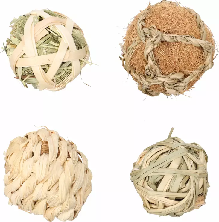 Puuhapallo Snuffi 4kpl 5cm ruskea Flamingo - Pieneläinten lelut ja puuhasteltavat - 055582 - 1