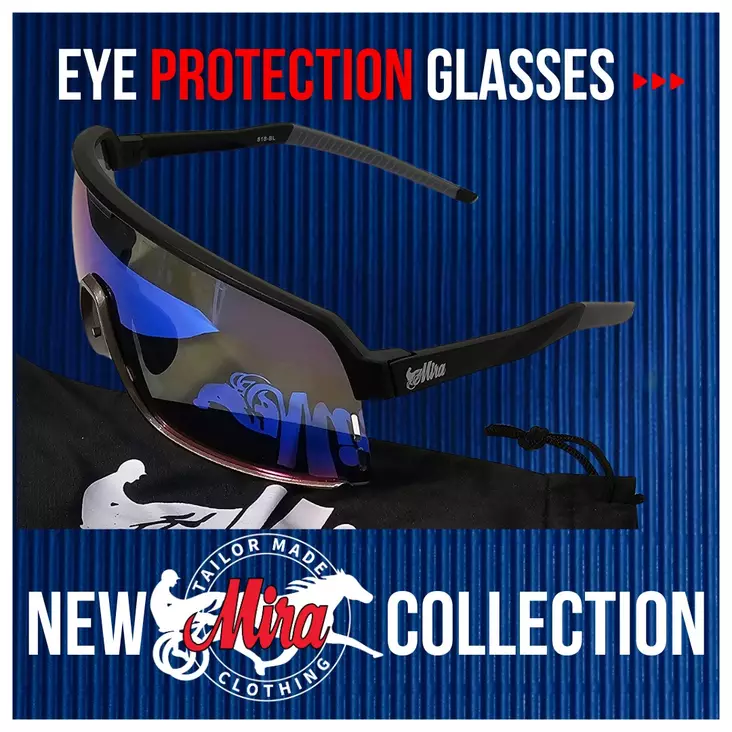 Racing Glasses peili sininen/musta Mira - Raviurheilijan asusteet - 046852 - 1