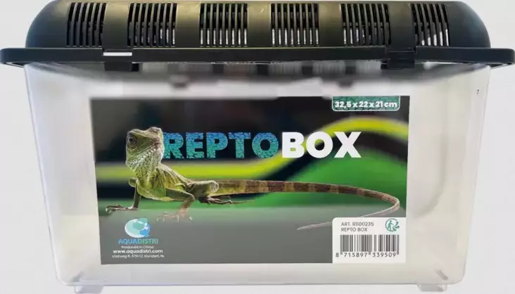 Kuljetuslaatikko 32,5x22x21cm Repto BOX - Terraarion tarvikkeet ja kuivikkeet - 060232 - 1