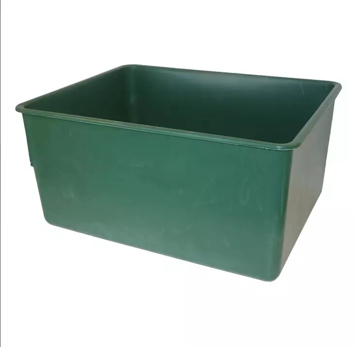 Kaukalo 200L 85x65x40cm vihreä V-Plast - Kotieläinten ruokinta-astiat ja ämpärit - 047642 - 1