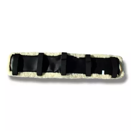 Satulavyön pehmuste 60cm musta/beige Hansbo Sport - Ratsuhevosen varusteiden pehmusteet - 005332 - 1