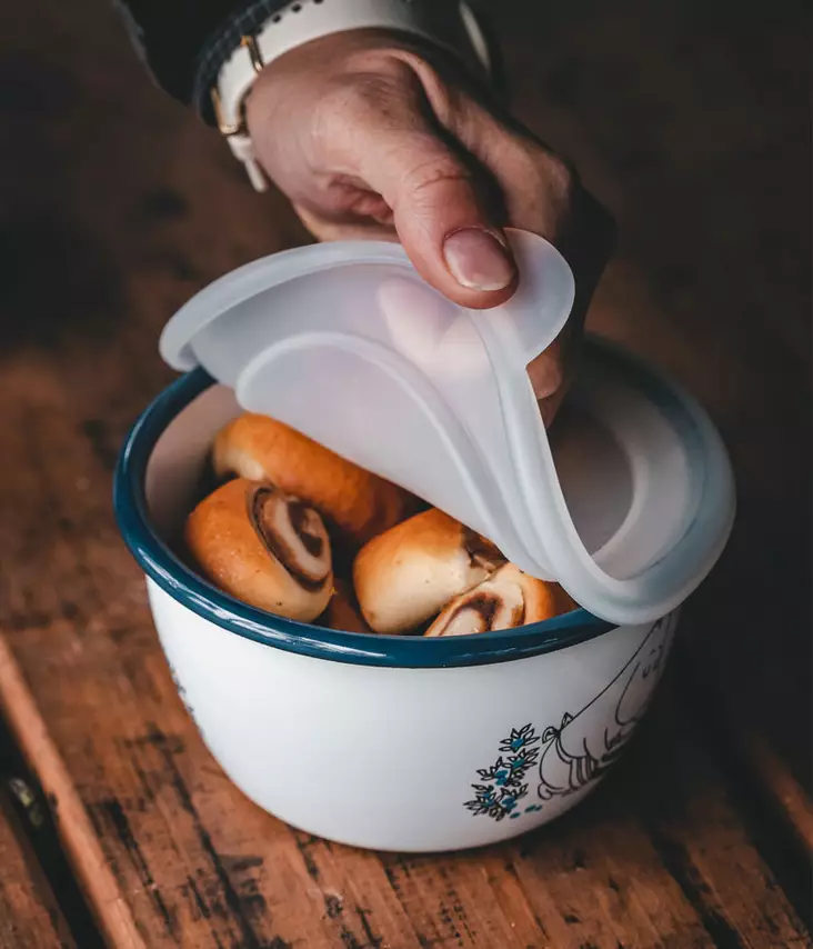 Silikonikansi läpinäkyvä 13,5cm 6dl Muurla - Koti ja sisustus - 046922 - 1