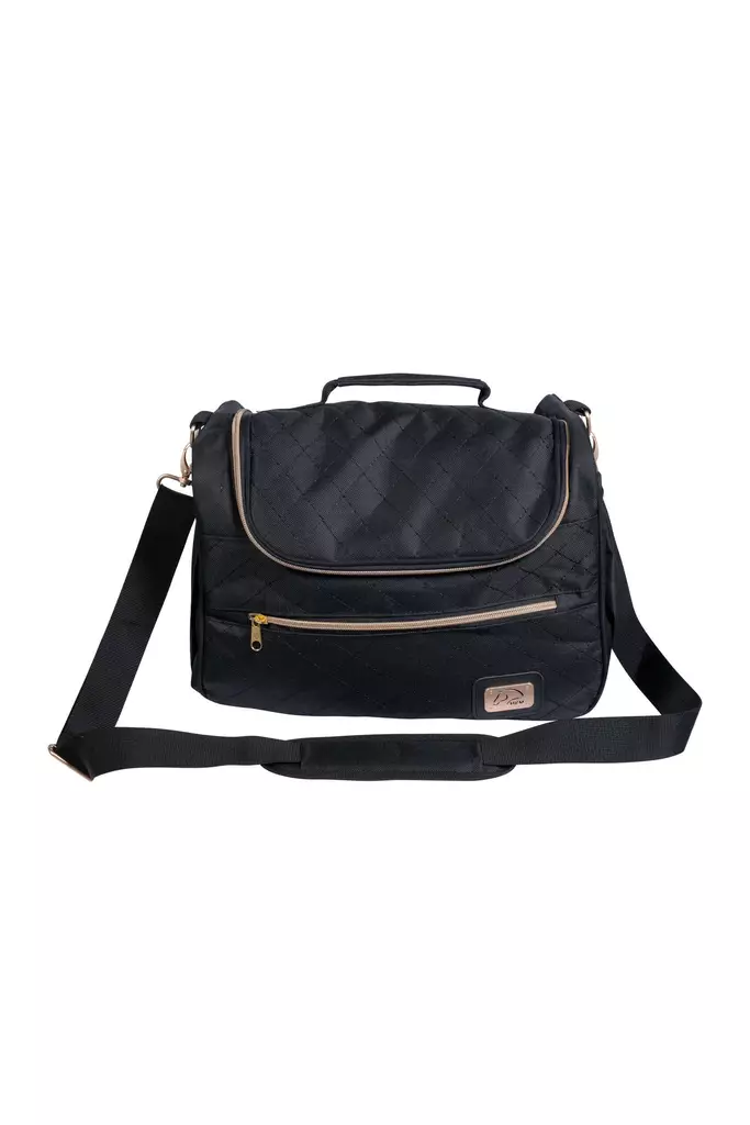 Tarvikelaukku Berry 35x22x23cm musta-ruusukulta HKM-sports - Hevosen hoitovälineiden säilytys - 055282 - 1