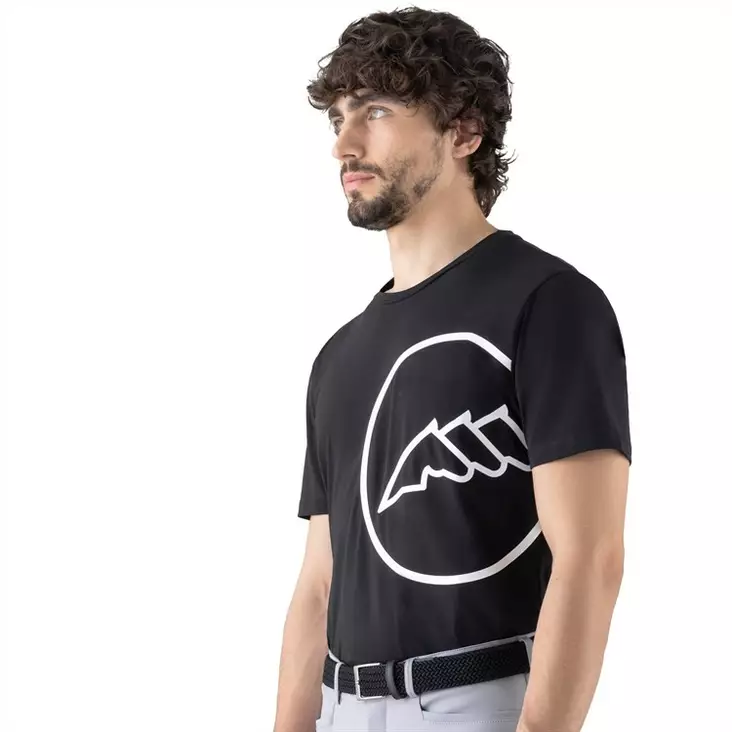 Tekninen t-paita Caster Unisex musta Equiline - Ratsastuspaidat ja -hupparit - 051442 - 1