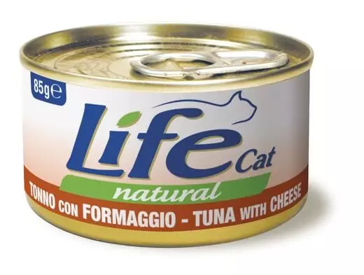 Tonnikala Juusto 85g prk LifeCat - Aikuisten kissojen säilykkeet - 044992 - 1