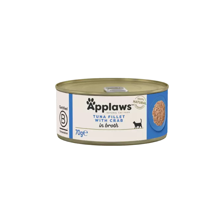 Tonnikala rapu 70g prk Applaws cat - Aikuisten kissojen säilykkeet - 003672 - 2