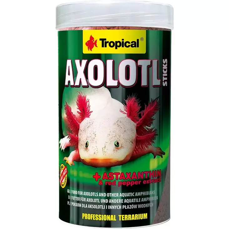 Axolotl Sticks 250ml 135g Tropical - Matelijoiden ruokinta ja lisäravinteet - 056352 - 1