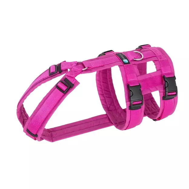 Y-valjas Safety jarruhihnalla M fuksia AnnyX - Koiran Y-valjaat - 057832 - 1