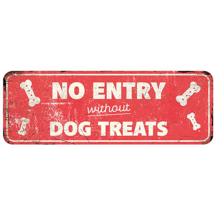 Kyltti No Entry metallia 40x13cm D&D - Varoitus- ja huomiokyltit - 028363 - 1