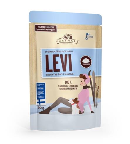 LEVI kana pate 90g Dagsmark - Koiran säilykkeet aikuisille koirille - 036253 - 1