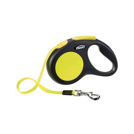NEON S 5m max 15kg nauha keltainen Flexi - Koiran kelataluttimet - 004573 - 1