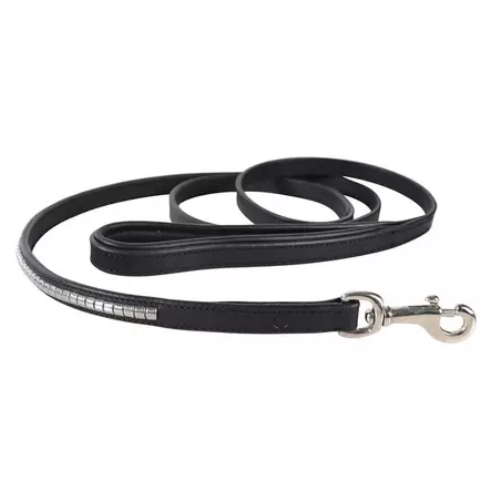 Nahkatalutin Clincher180cm musta Hansbo Sport - Koiran nahkataluttimet - 056533 - 1