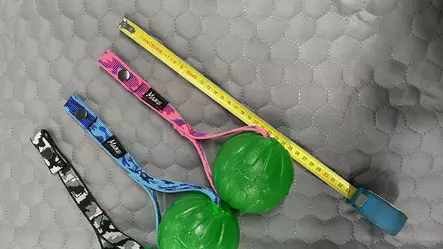 Pantapallo geeli ML noin 9/28cm värimix - Koiran pallot ja heittolelut - 056633 - 2