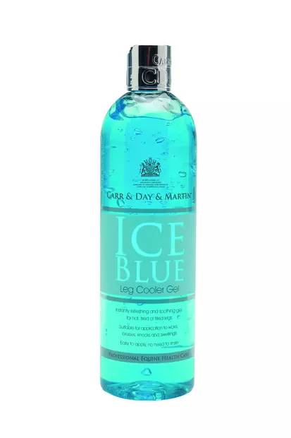 Ice Blue jäähdyttävä geeli 500ml sopii myös viilentävään pesuun Carr & Day & Martin - Linimentit ja pliisterit hevoselle - 032393 - 1
