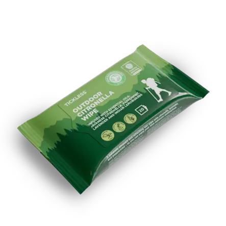 Ihmisten hyönteispyyhe Citronella 20kpl Tickless - Koiraurheilijan asusteet - 058023 - 1