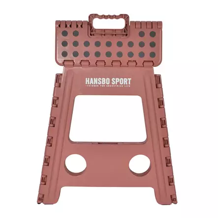 Jakkara kokoontaitettava roosa muovia Hansbo Sport - Telineet, koukut ja ripustimet - 056673 - 2