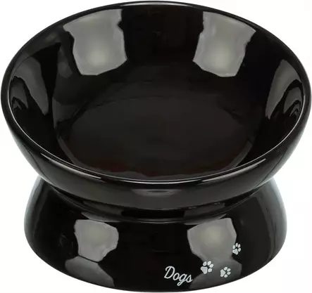 Keramiikkakuppi korotettu ø 17cm/3,5dl musta Trixie - Koiran keramiikkakupit - 058003 - 1