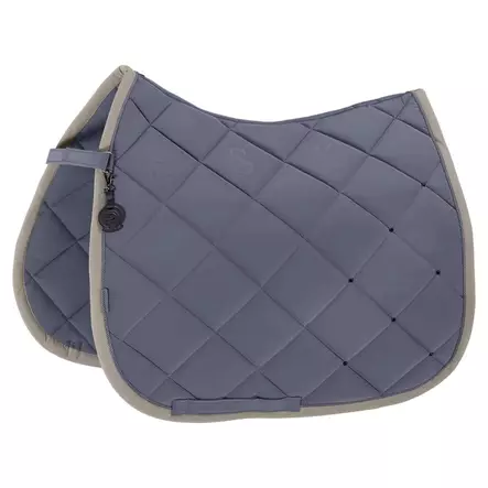 Kouluhuopa Silk Contrast Diamond DL slate blue Platinum 26 Eskadron - Ratsun satulahuovat ja romaanit - 057883 - 1