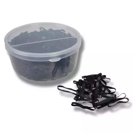 Letityskumilenkit 22mm 500kpl mustat Hansbo Sport - Hevosen harjat, suat ja letitys - 010423 - 1